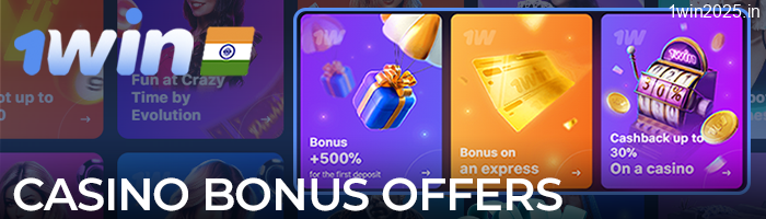 1win casino bonus offers for Indian players