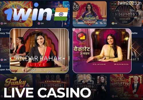Live Casino at 1win Online Casino