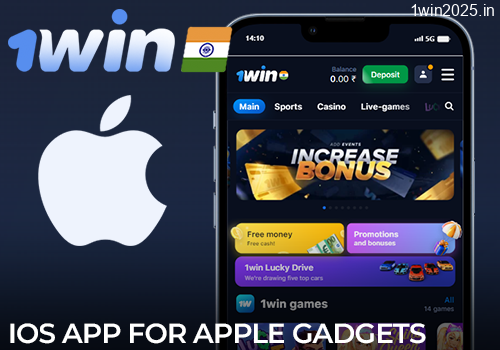 1win mobile iOS app for Indian players