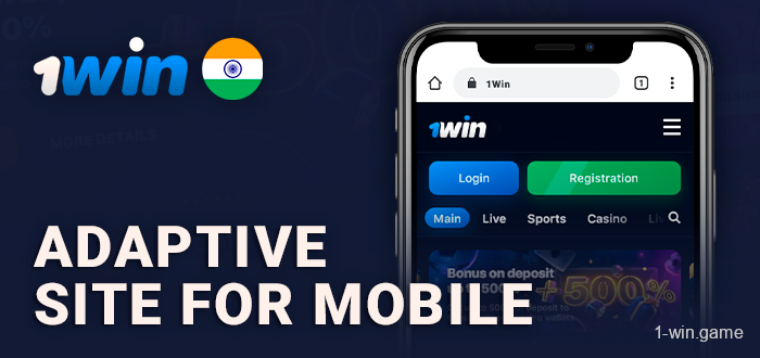 Adaptive Mobile Site 1win