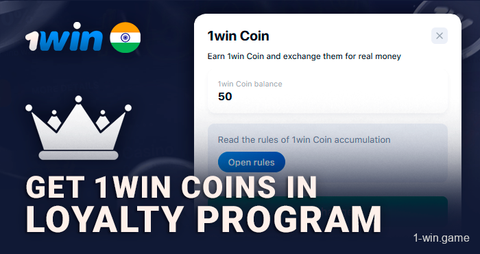 1WIN coins for Indian players