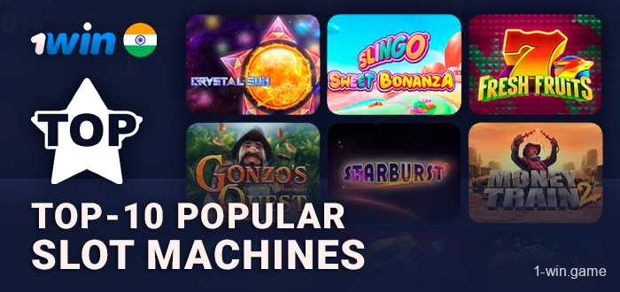 Popular slot on 1win site