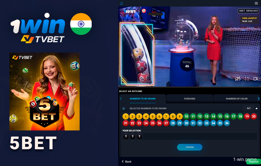 5Bet - 1Win TVBet Live Game